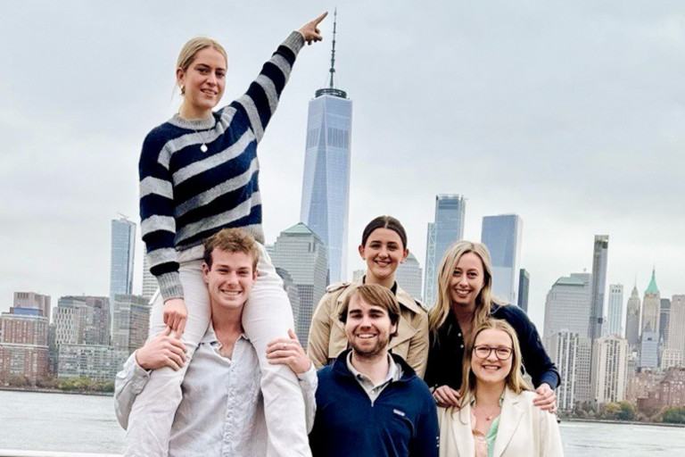 LU Alum and Aimee in NYC